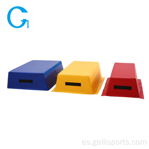 Trapezoide suave de las estructuras del gimnasio del juego interior de los niños